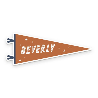 Erie, PA Pennant Flag Sticker