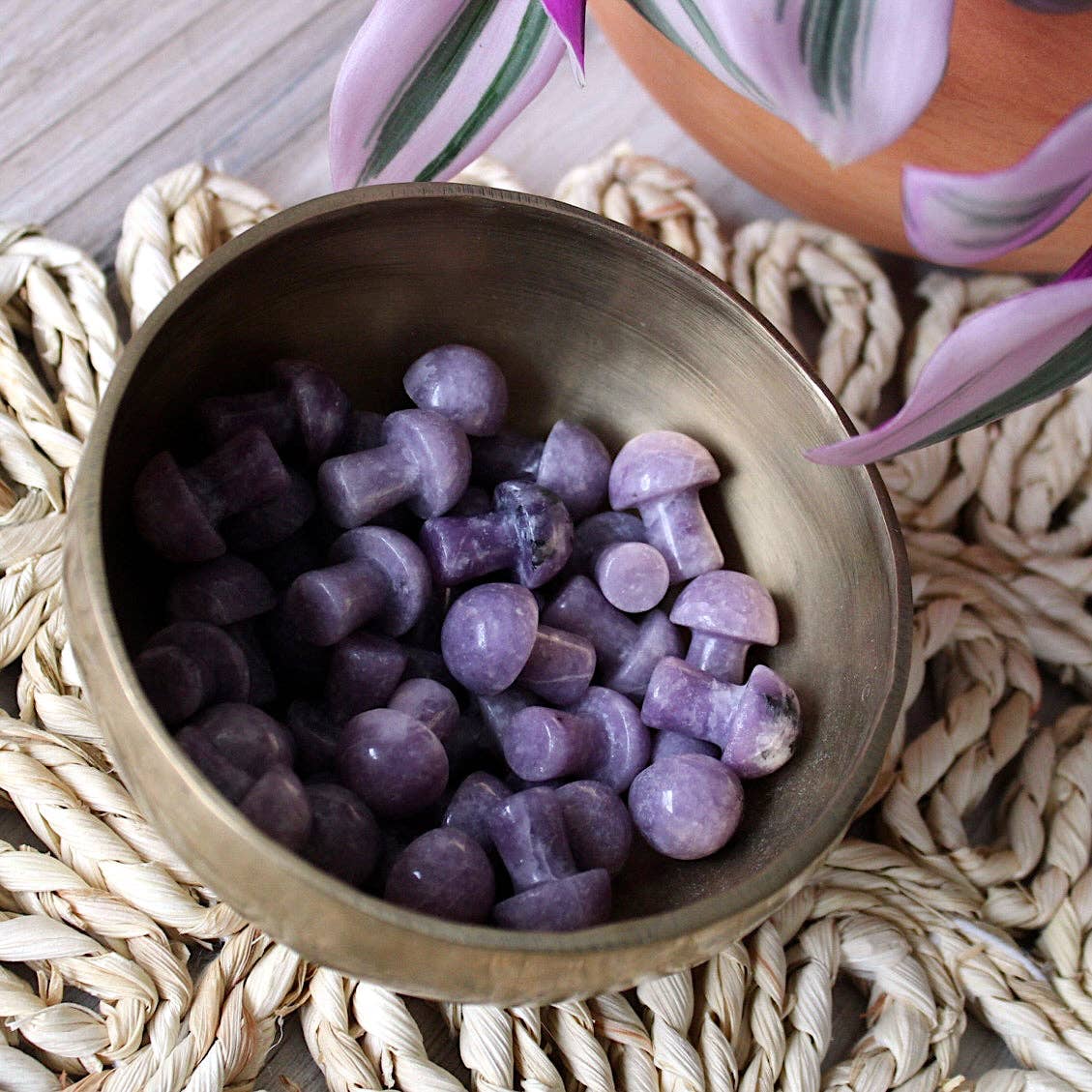Lepidolite Mini Mushroom (Crystals & Stones)