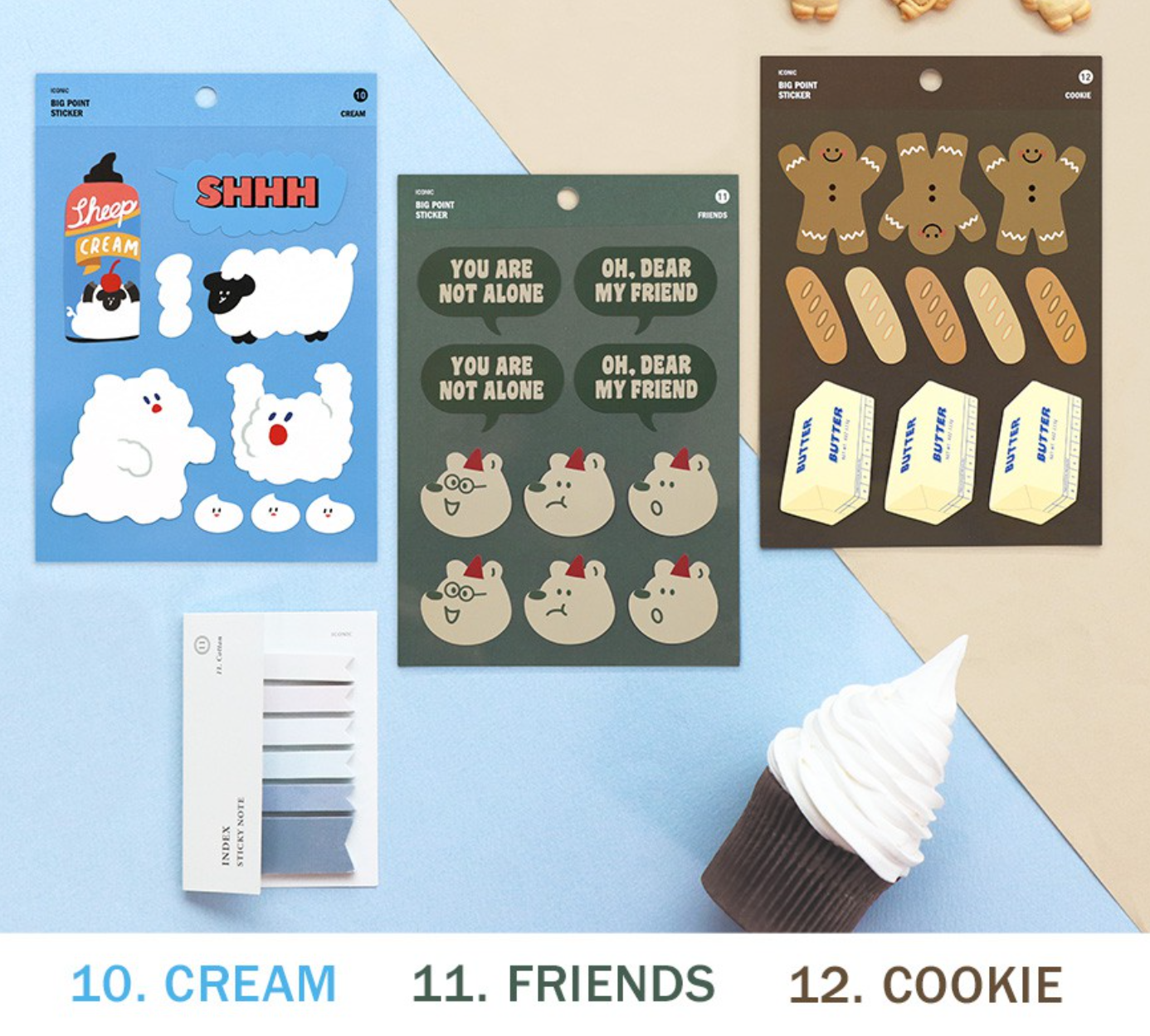 ICONIC Big Point Waterproof, Removable Deco Stickers