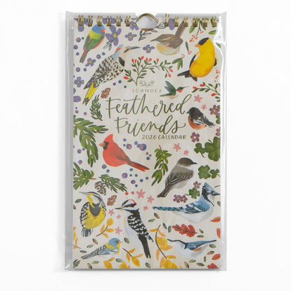 2026 Feathered Friends Birds Petite Wall Calendar