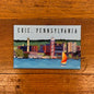 A colorful Erie skyline magnet