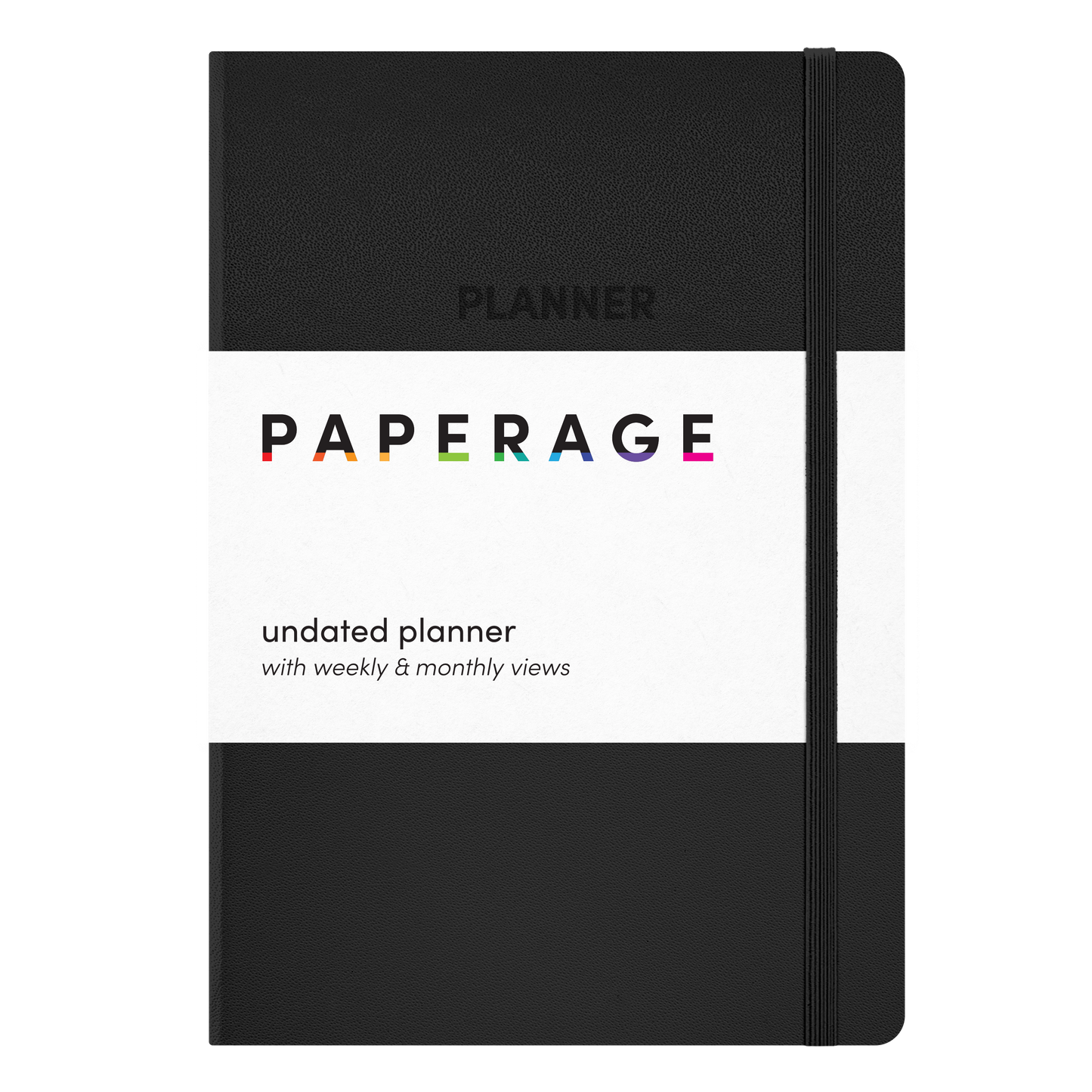 Undated Casebound Planner with Weekly & Monthly Views