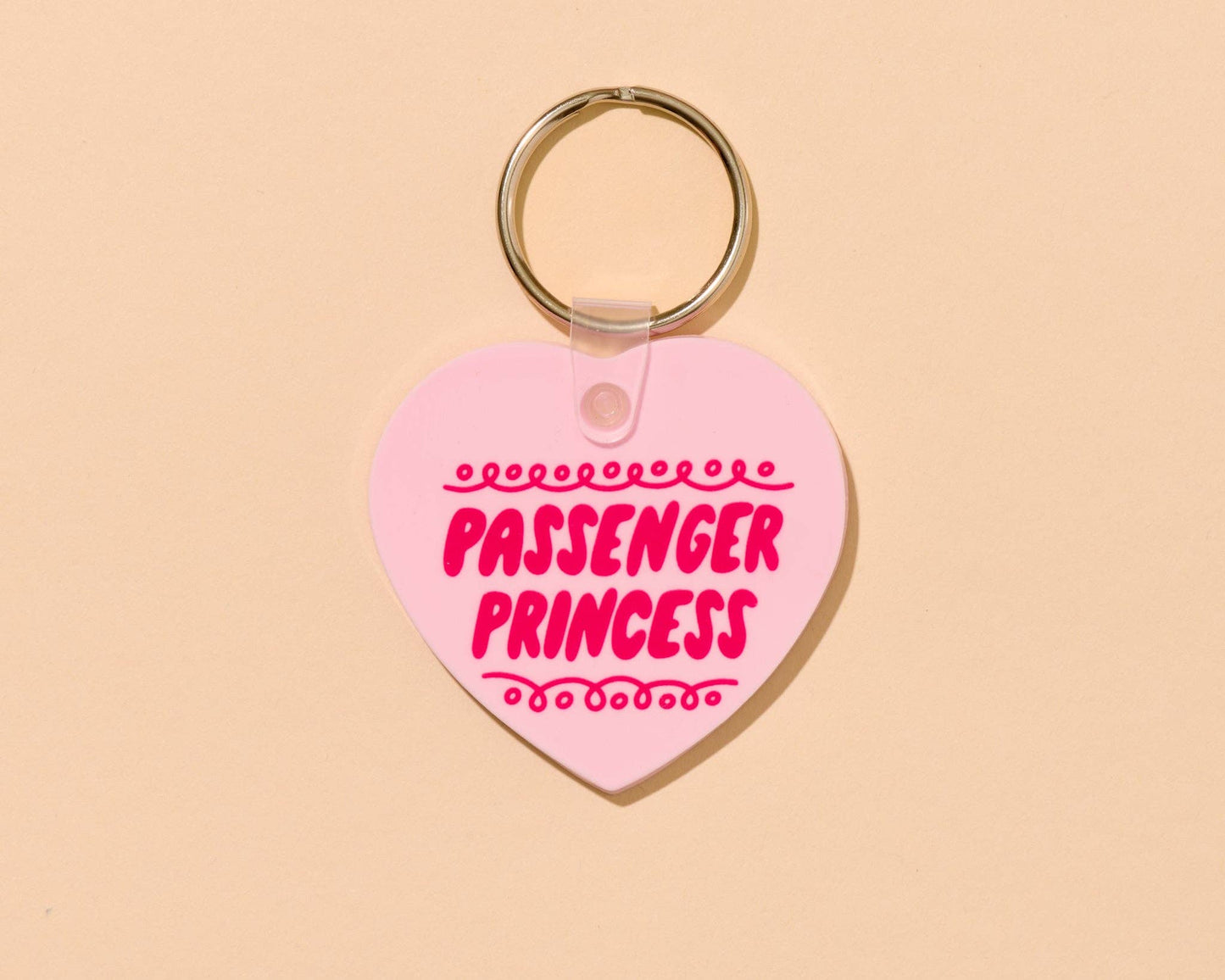 Passenger Princess PVC Keychain - Bag Charm - Stocking stuffer, Holiday, Gift Guide