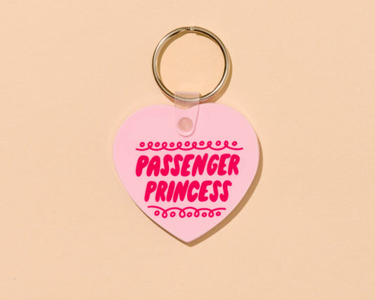 Passenger Princess PVC Keychain - Bag Charm - Stocking stuffer, Holiday, Gift Guide
