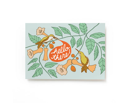 Hello There Bird Postcard
