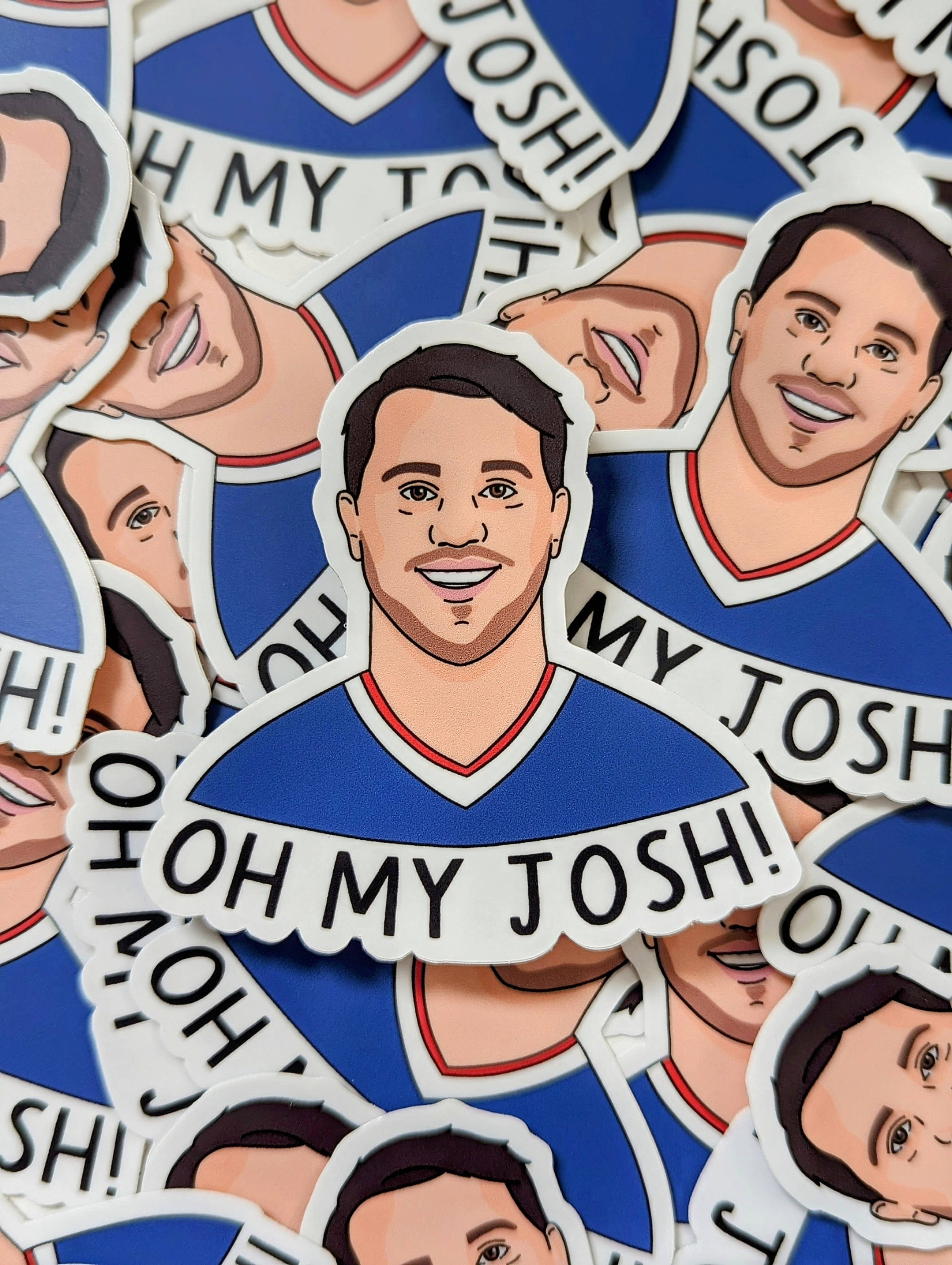 Oh My Josh Josh Allen Buffalo Bills Sticker – Flagship City Press