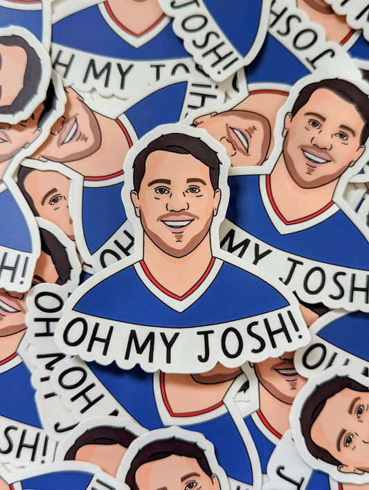 Oh My Josh Josh Allen Buffalo Bills Sticker