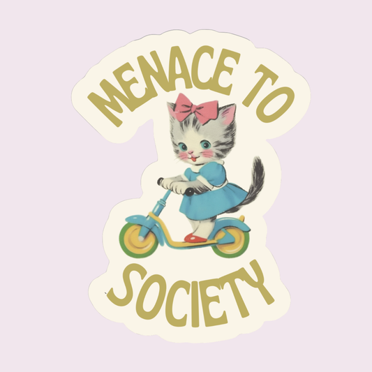 Menace to Society Sticker