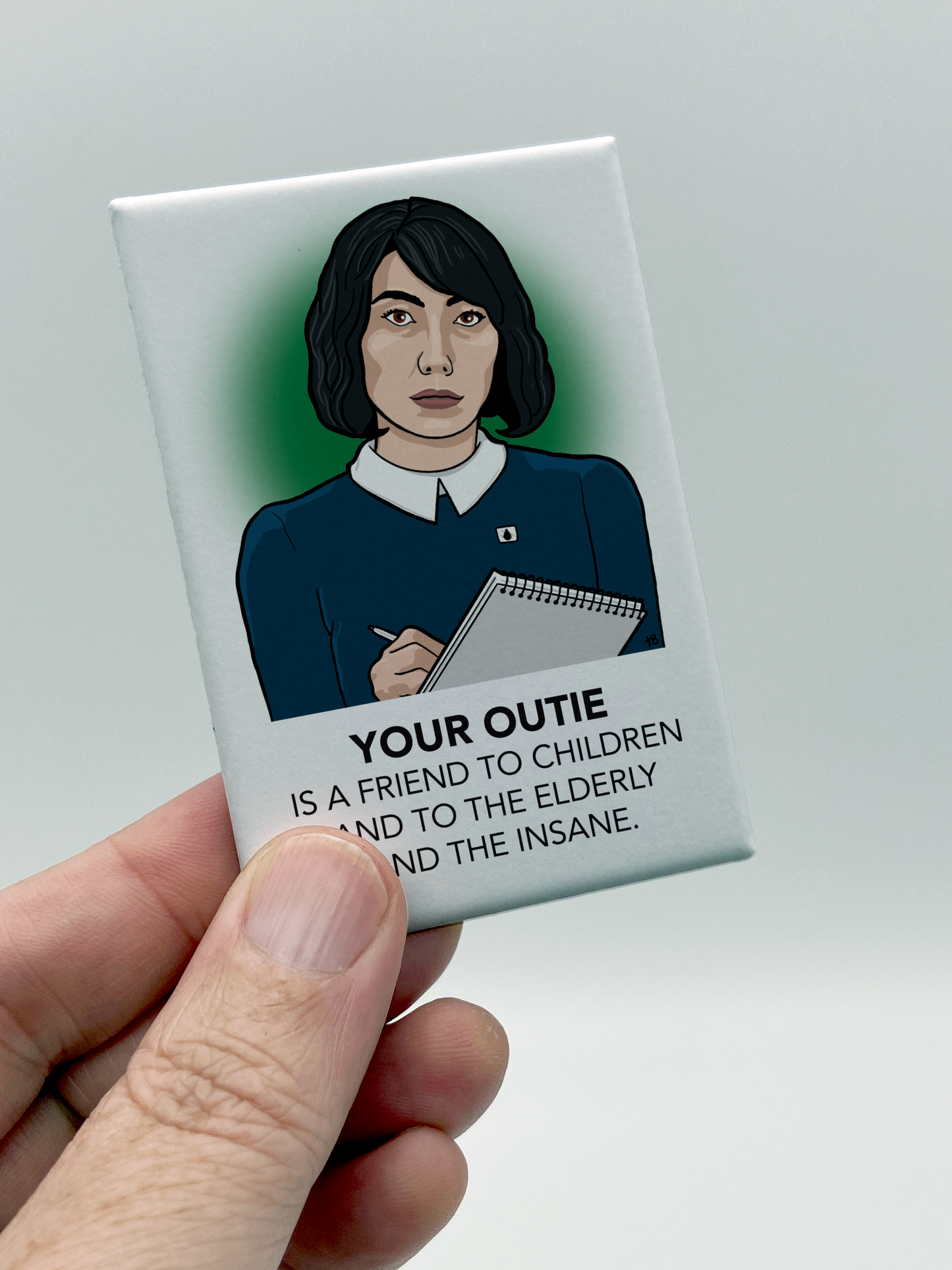 Souvenir Magnet - Severance - Miss Casey