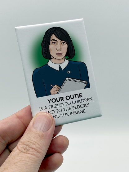 Souvenir Magnet - Severance - Miss Casey