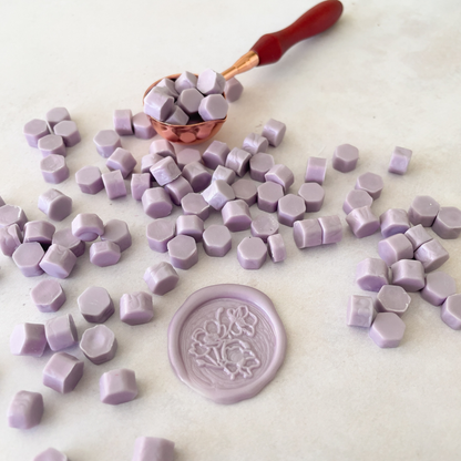 Soft Lilac Sealing Wax Beads | Plastic Free Wax Seal Beads