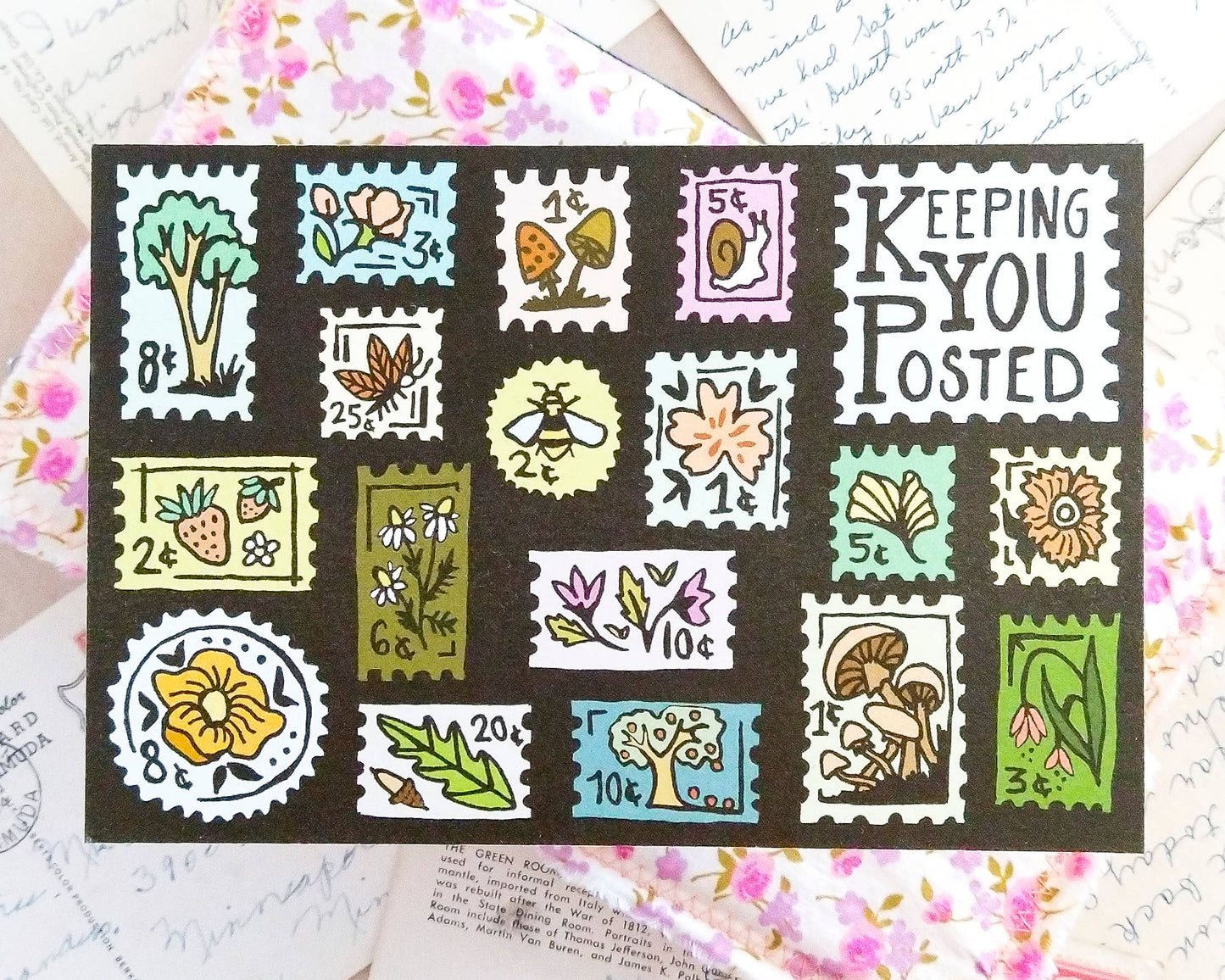 Keeping You Posted Postcard