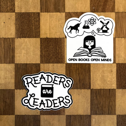 Vinyl Sticker - READERS ARE LEADERS