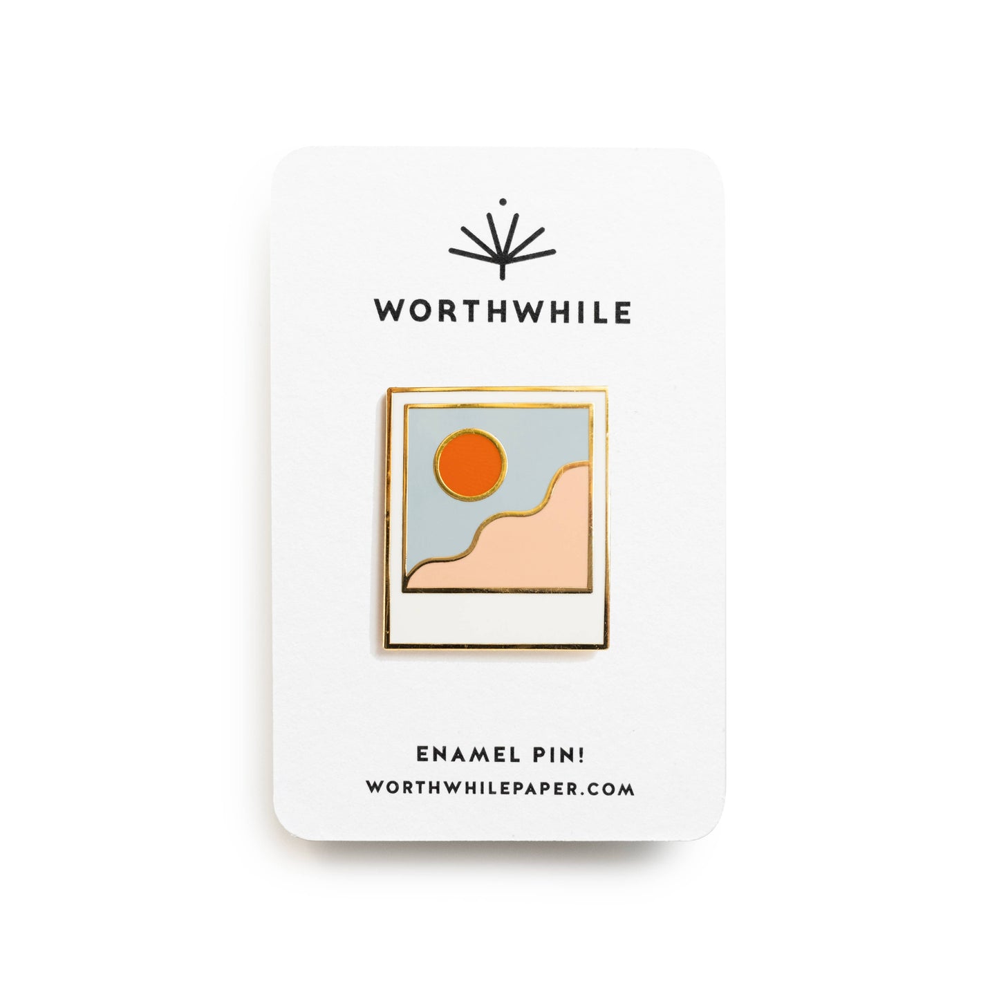 Minimal Landscape Enamel Pin
