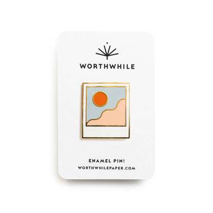 Minimal Landscape Enamel Pin