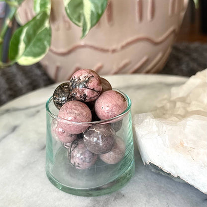 Rhodonite 20mm Sphere (Crystals & Stones)
