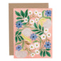 Pink Forage Floral Everyday Greeting Card