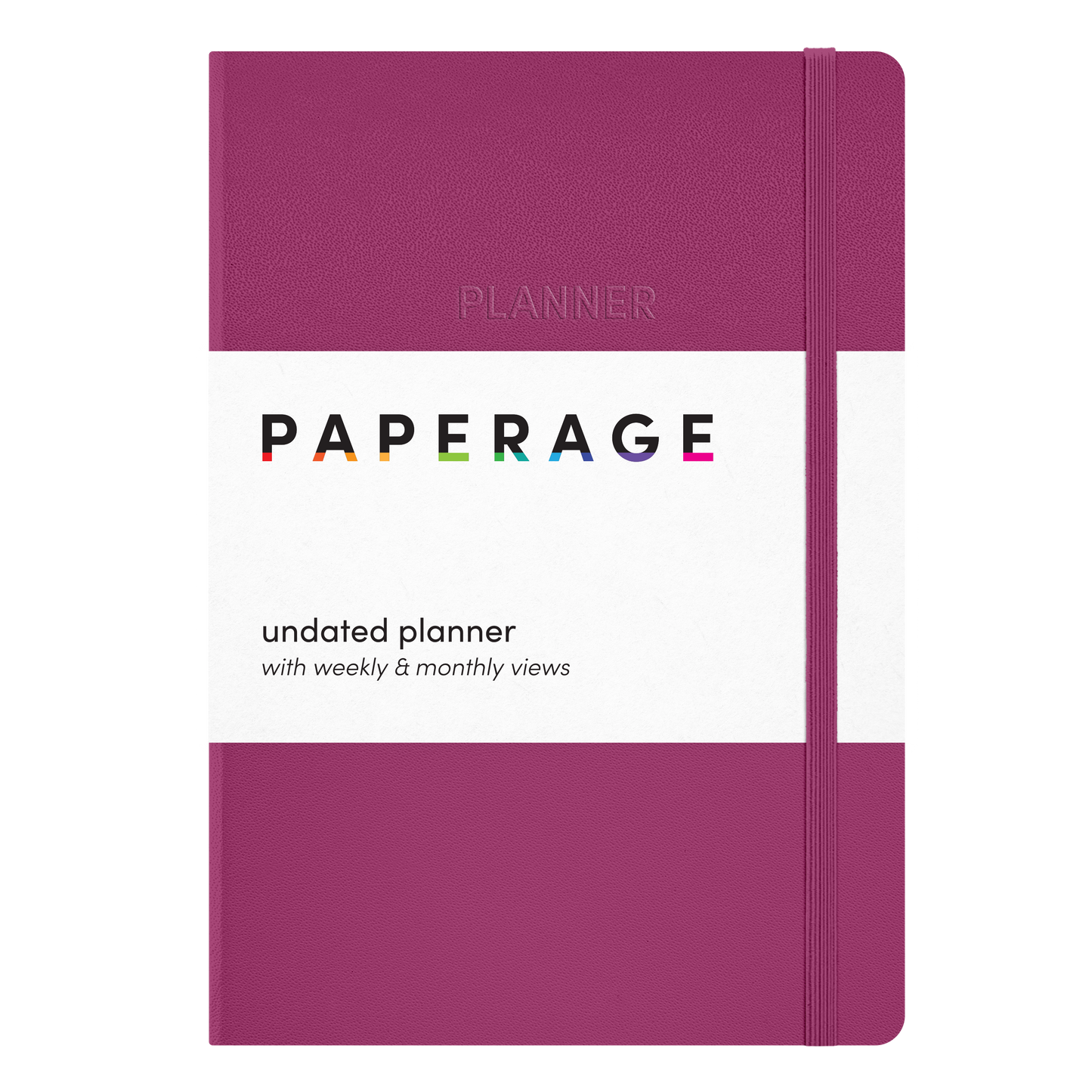 Undated Casebound Planner with Weekly & Monthly Views