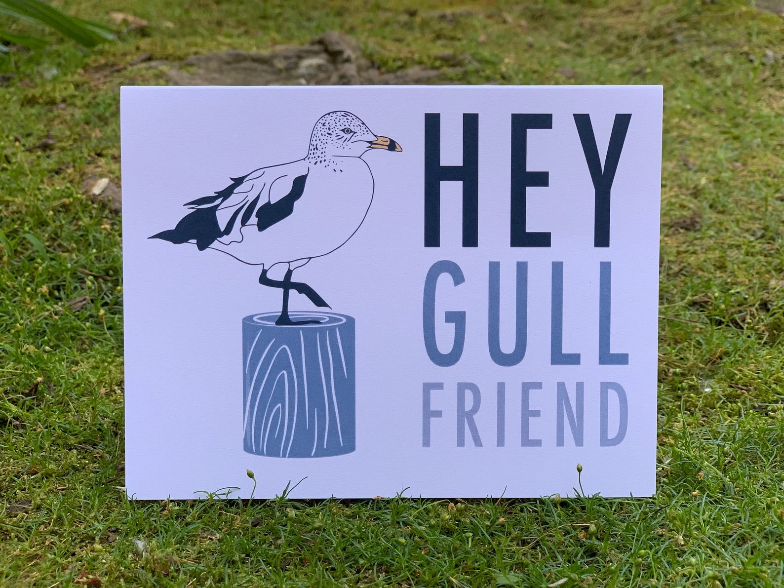 Greeting card with a funny play on words