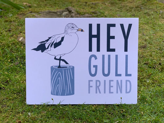 Greeting card with a funny play on words