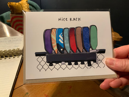 Nice rack greeting card