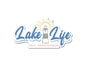 A fun lake life design in a decal