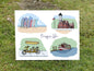 A lovely illustrated Presque Isle greeting card.