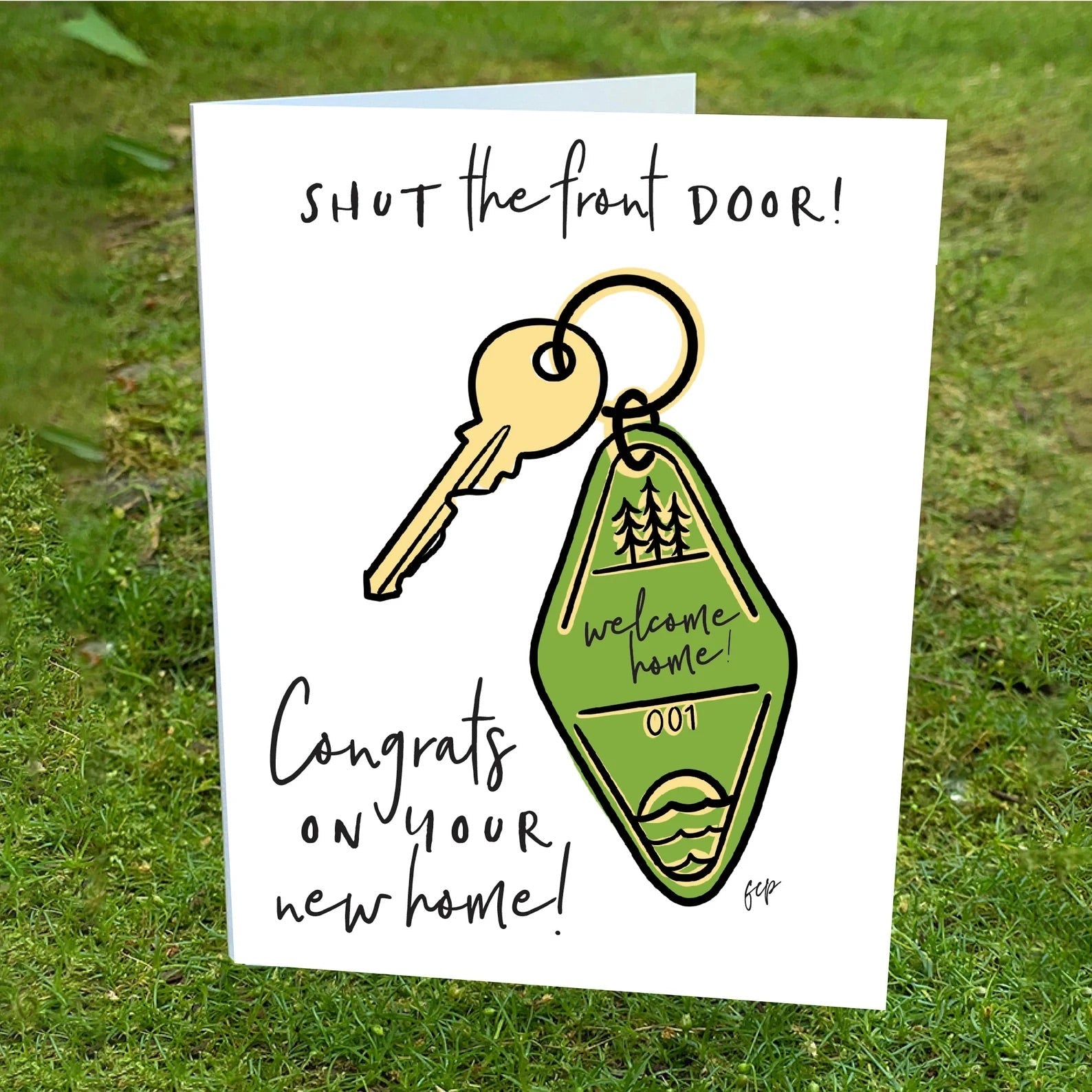The perfect card to send to a new homeowner.