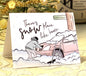 A greeting card with a fun winter design