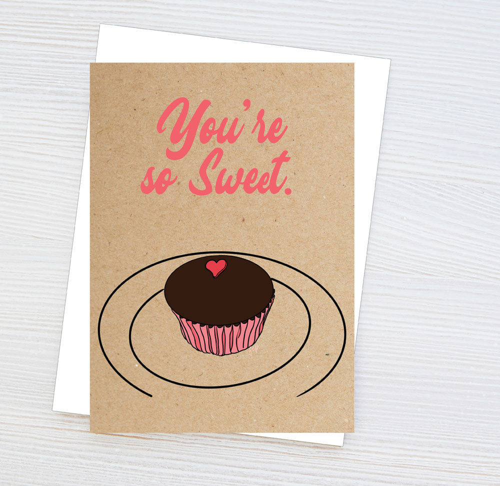 Greeting card with chocolate covered strawberreis