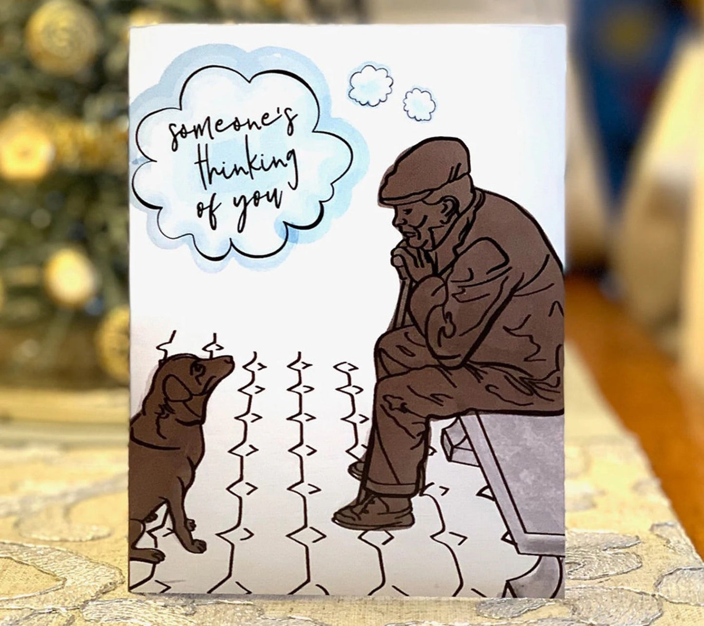 A special occasion greeting card.