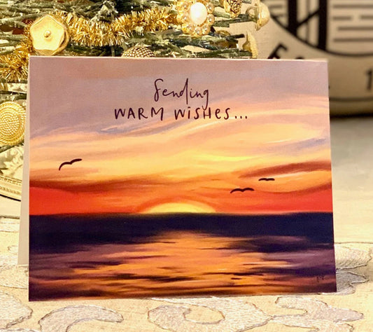 A colorful greeting card.
