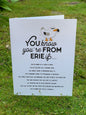 The perfect greeting card for your Erie friends and family